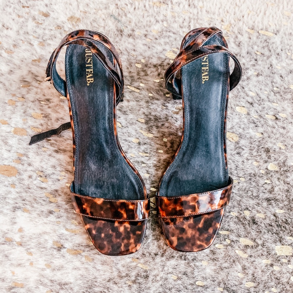 💋Julie Heeled Sandal in Tortoise✨